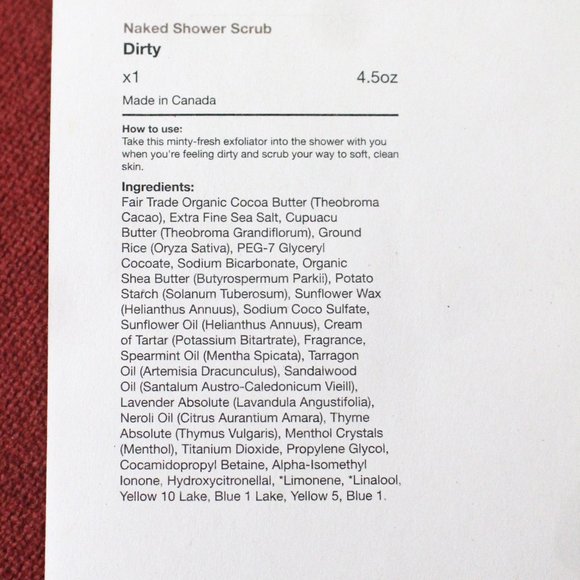 Naked Shower Scrub - August 2023 Lush Kitchen - Picture 5 of 5